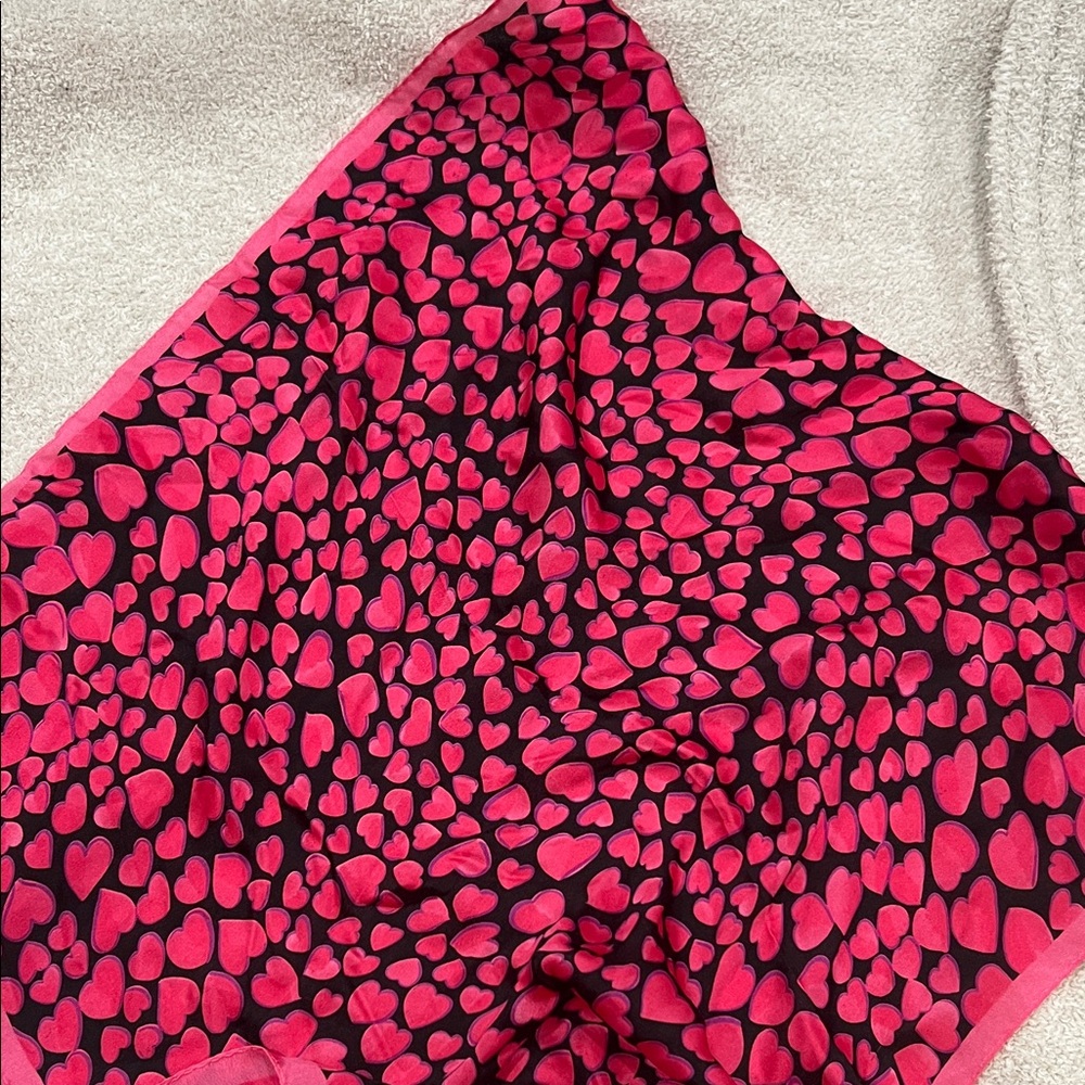 Collection XIIX Pink and Black Scarf